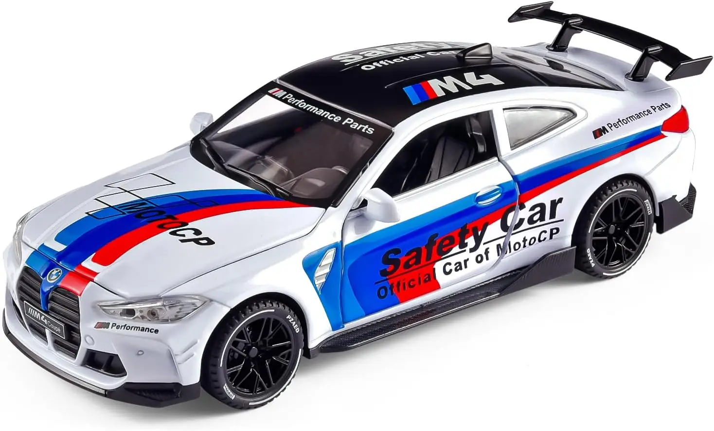 

1:32 Scale Diecast M4 Model Car with Light, Sound & Pull-Back Action - Zinc Alloy Sports Car Toy for Collectors