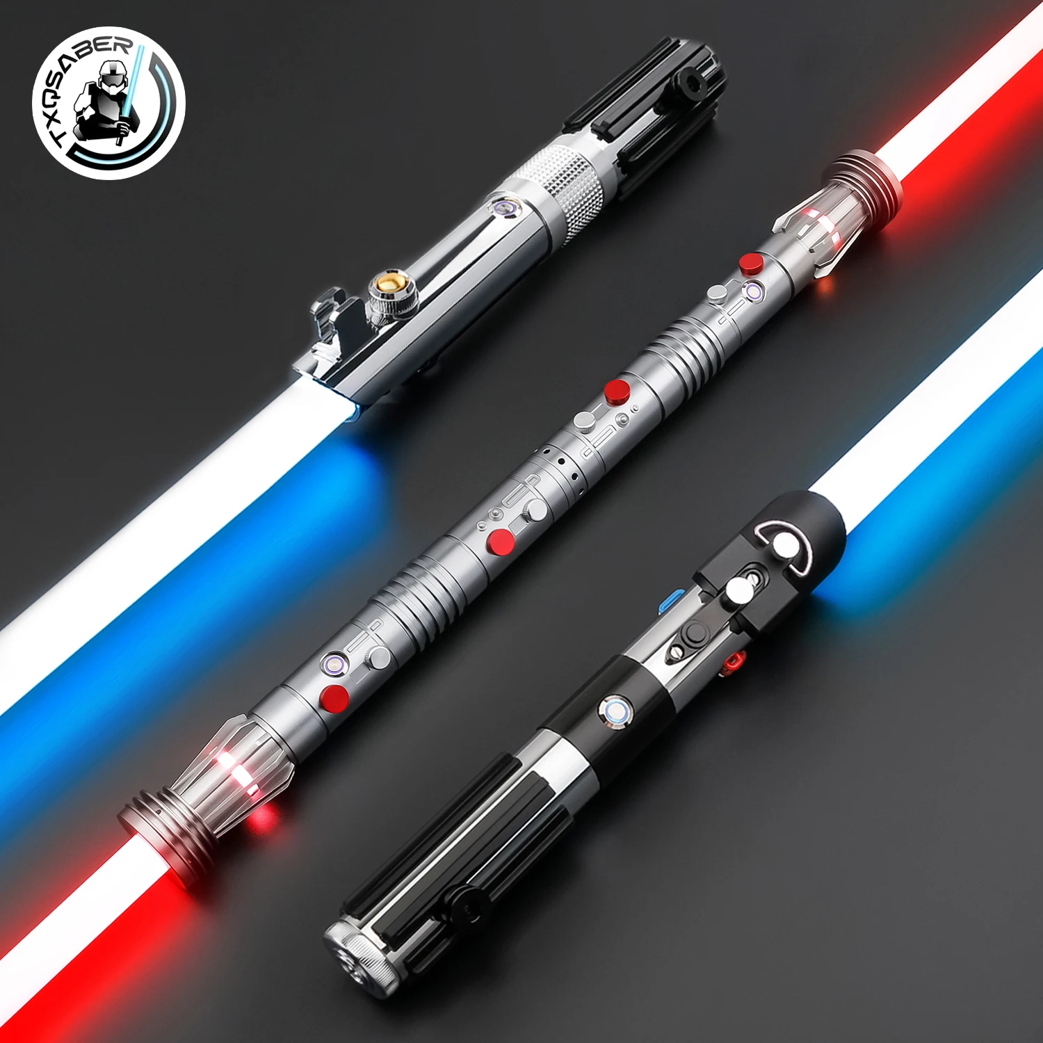 

TXQSABER Lightsaber SNV4 Light Sword Metal Hilt Smooth Swing Laser Card Cospaly Toy Foce