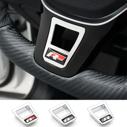 Cubierta decorativa para volante de coche, embellecedora pegatina, accesorios para VW Polo Golf GTI Passat Tiguan Arteon Touareg Taigo Caddy Jetta