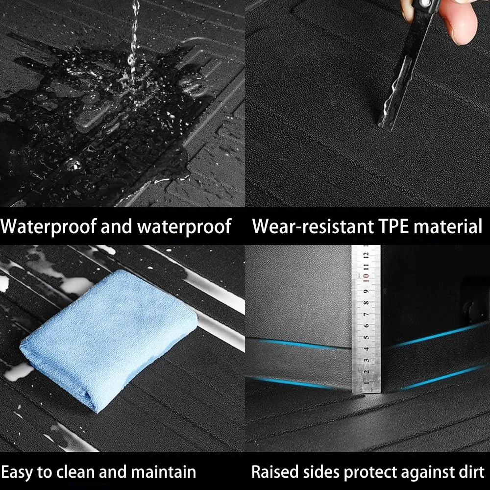 

Для Geely EX5 EM-i Starray EM-i BelGee X80 PHEV P145 2025 2026 2027 Автомобильный коврик в багажник из ТПЭ, чехлы для багажника, аксессуары для интерьера с царапинами