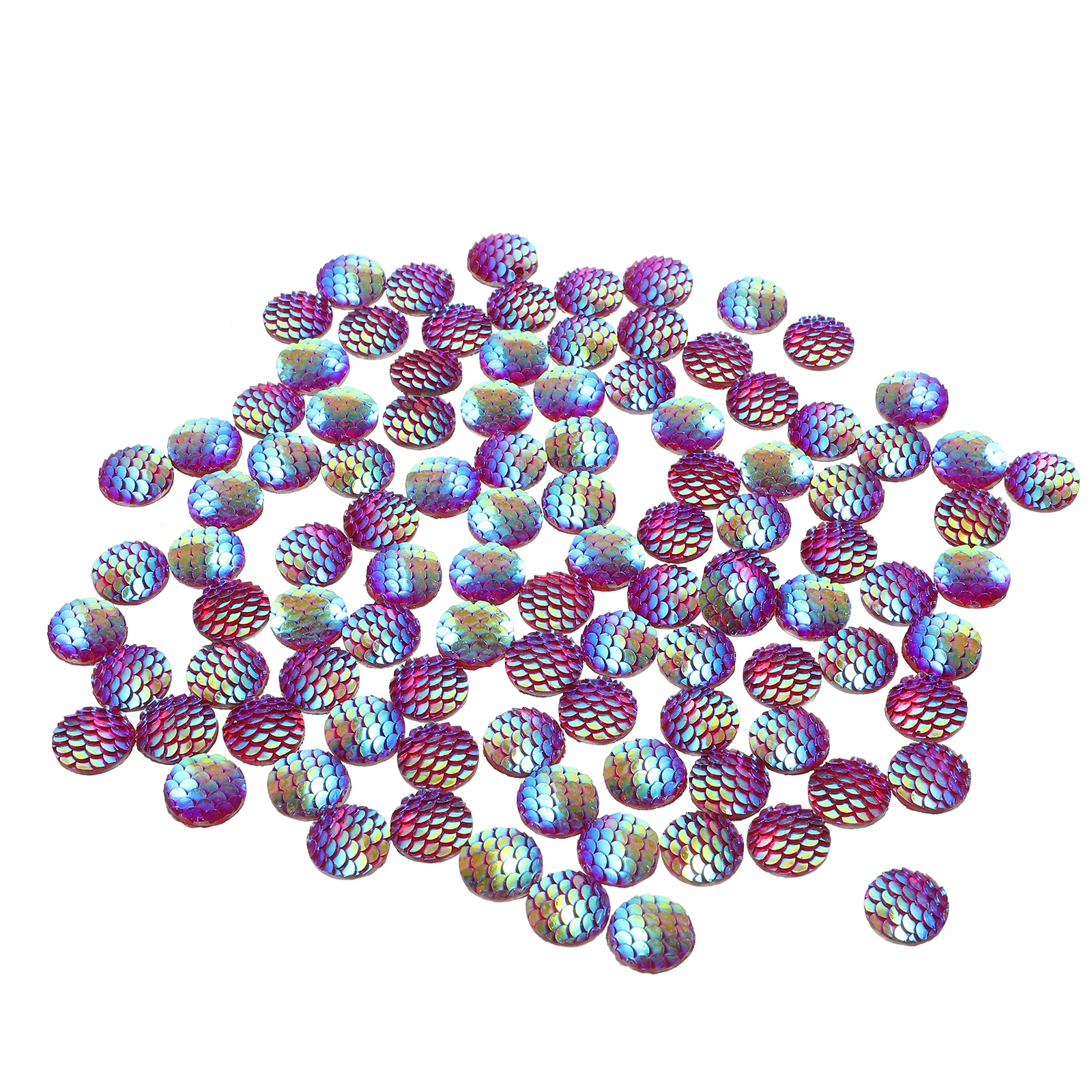 

100pcs Resin Rhinestones Flat Back Craft Charms Decorative Clothing Accessories Sparkly Flatback Gems For Diy Jewelry Phone Case