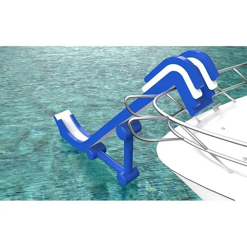Custom Inflatable Yacht Slide Floating Water Slide For Sale
