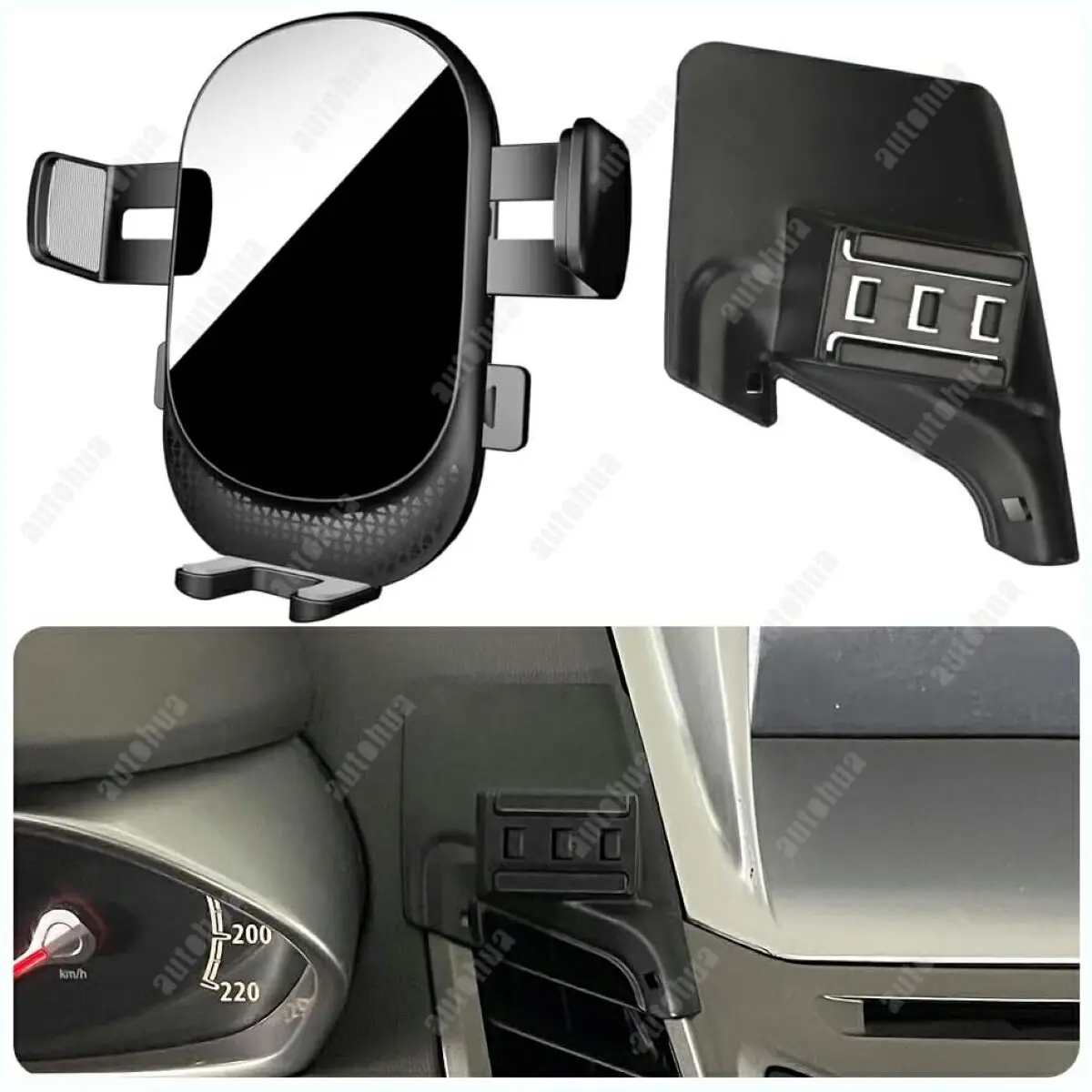 

Car Phone Holder Stand For Ford Fiesta 2011-2019 GPS Bracket Dashboard Clip Mount For iPhone & All Mobile Phone Support