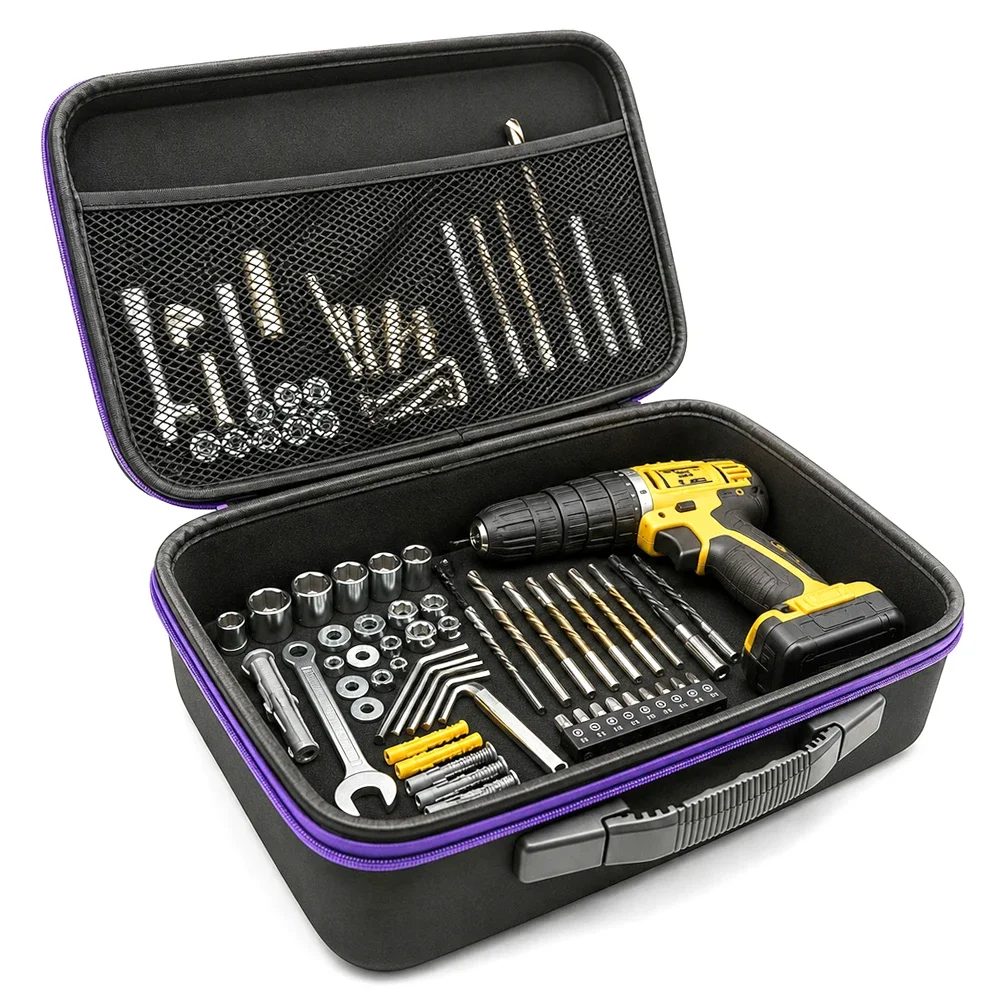 Outdoor Hardware EVA Bag Large Capacity Tool Bag 9-Size Waterproof Storage Bags Shockproof Tools Case Instrument Equitment Box