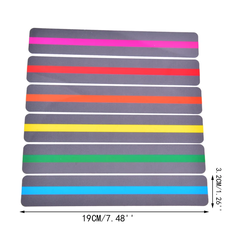 6 Pcs Reading Highlight Guide Strips Text Book Overlays Markers Bookmarks