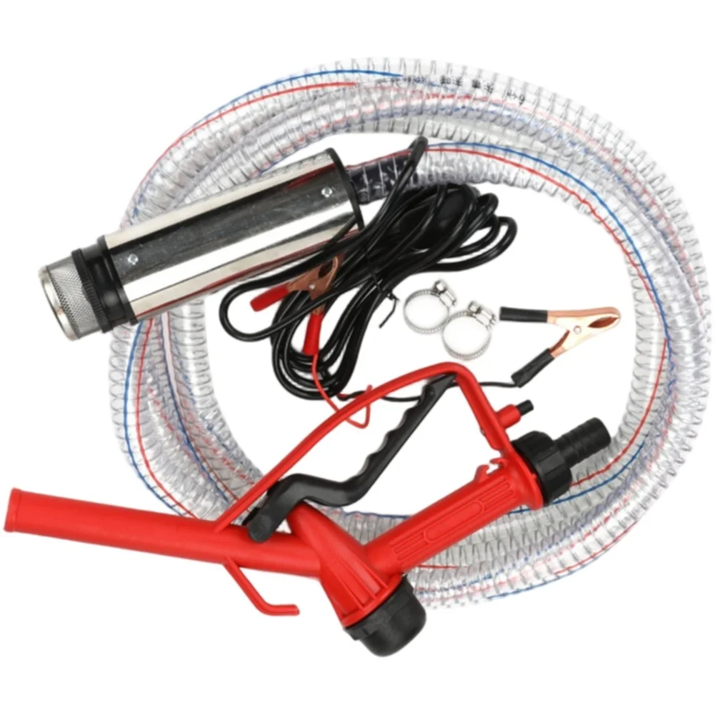 12V 24V 220V Submersible Fuel Pump for Diesel Oil Transfer Featuring 51mm Stainless Steel Body and 30 L Min Flow Capacity