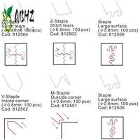 ABHZ-600PCS Staples For Hot Stapler Set Bumper Repair Staples Welding Plastic Clip Stapler For Soldering Bumper