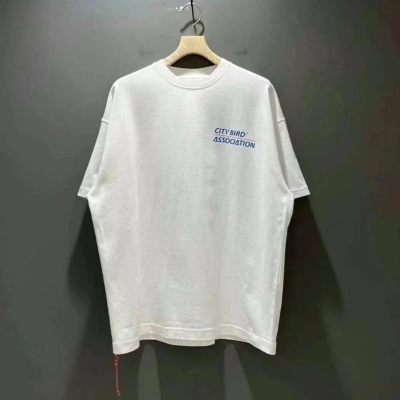 City Bird Delivery Mailbox Beams Tshirts Summer Breathable Cotton Weaving Red Rope Men Women Short Sleeve Casual Street Cleanfit