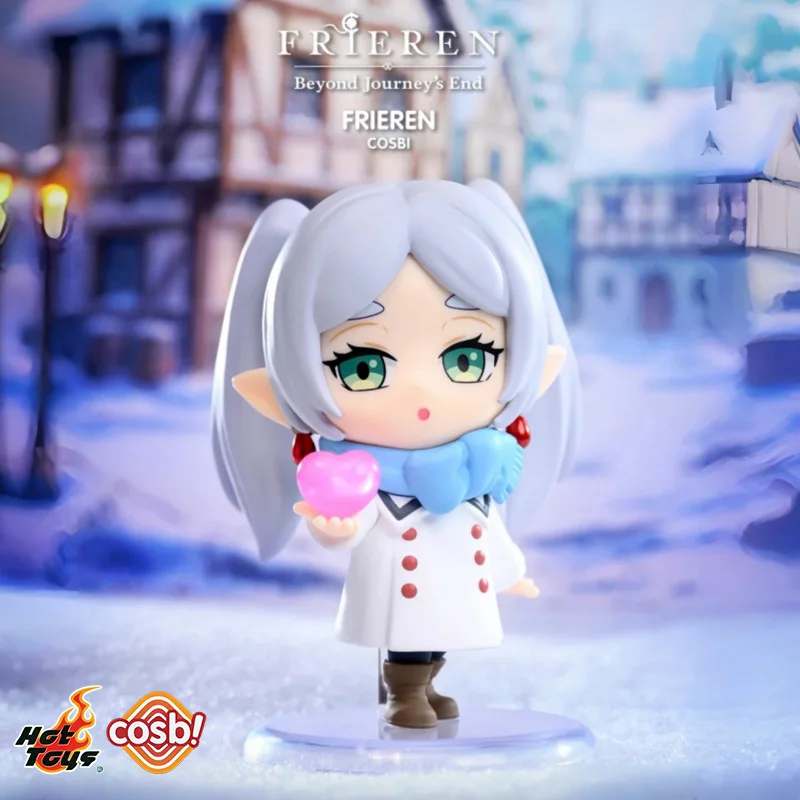 

Authentic Hot Toys Frieren: Beyond Journey'S End Cosbi Blind Box Vol.2 Mini Collection Doll Anime Periphery Desktop Ornament