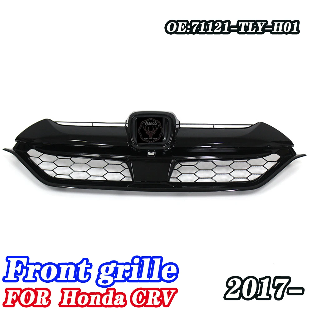 

Applicable To Honda CRV Front Center Grid Intake Grille Ventilation Mesh Accessories Assembly OE 71121-TLY-H01 2017-