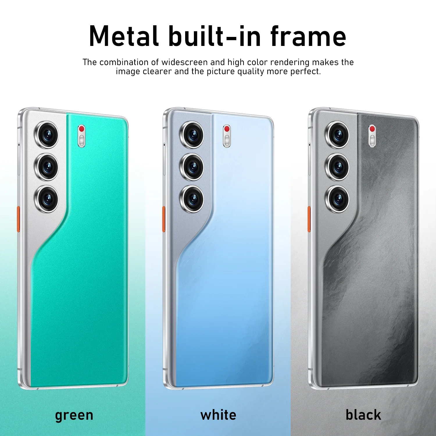 2025 HOT JCTKJ Camon 40 Pro 7.3inch HD Global Edition Original Smart Dual Card 8000mAh Battery Facial Recognition Function