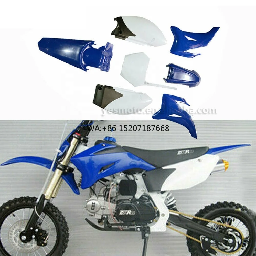 Factory Supply for Yamaha TTR110 All Year Dirt Pit Bike New Plastics protection Motorcycle Kit Fairing Fenders Side Panels