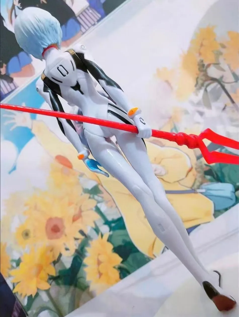 متوفر 22 سنتيمتر أنيمي إيفا أيانامي ري عمل أرقام البلاستيكية الحلي نموذج اللعب عيد ميلاد ، هدايا عيد الميلاد #5