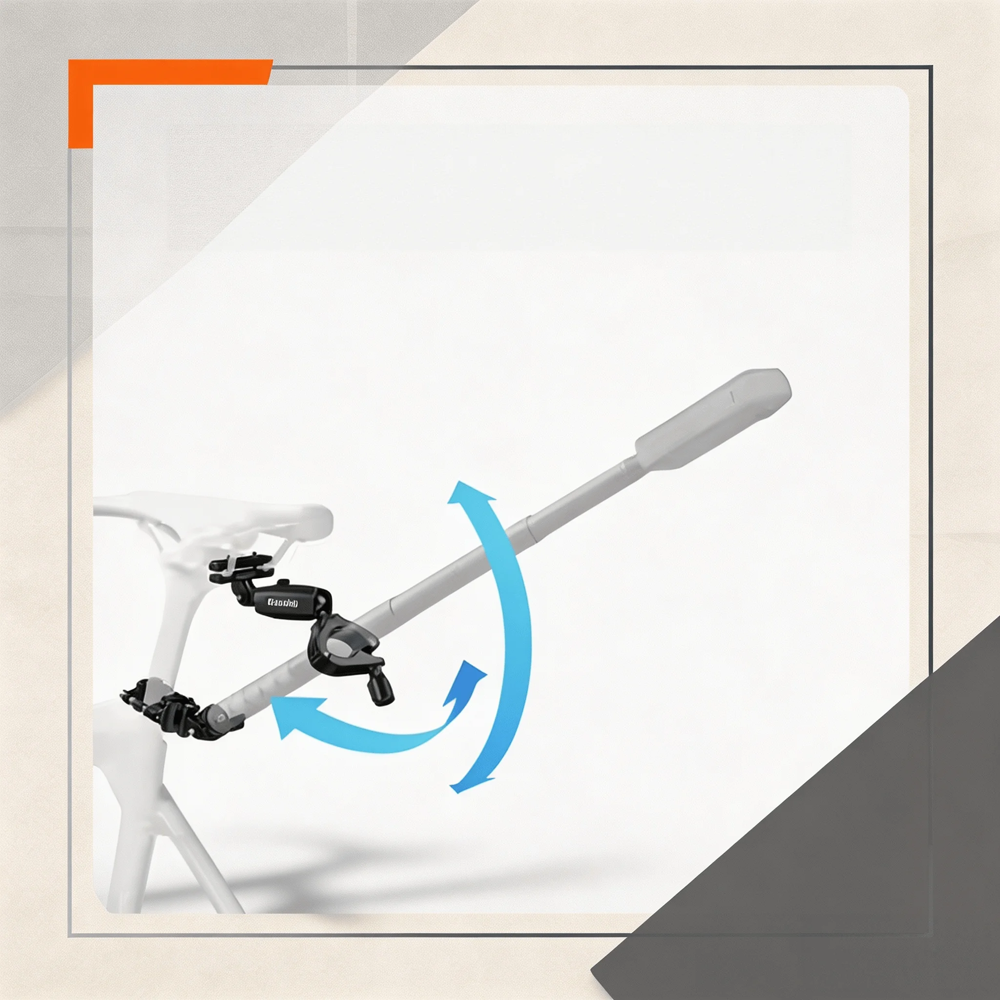 Third‑Person View Dual Support Bike Tail Camera Mount Kit for Insta360 X6 X5 X4 Air GO Ultra Ace Pro 2 Cycling Camera Parts