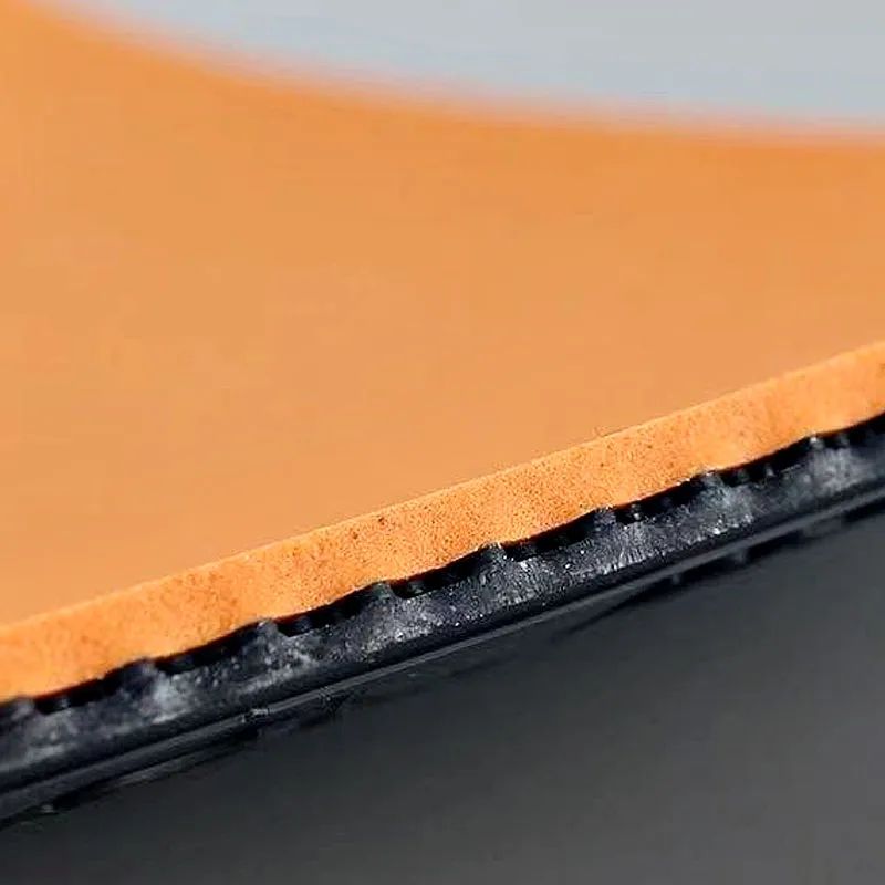 729 Battle 2 تنس الطاولة المطاطية المهنية لزجة بينغ بونغ Topsheet مع إسفنجة برتقالية مرنة مسبقة الضبط