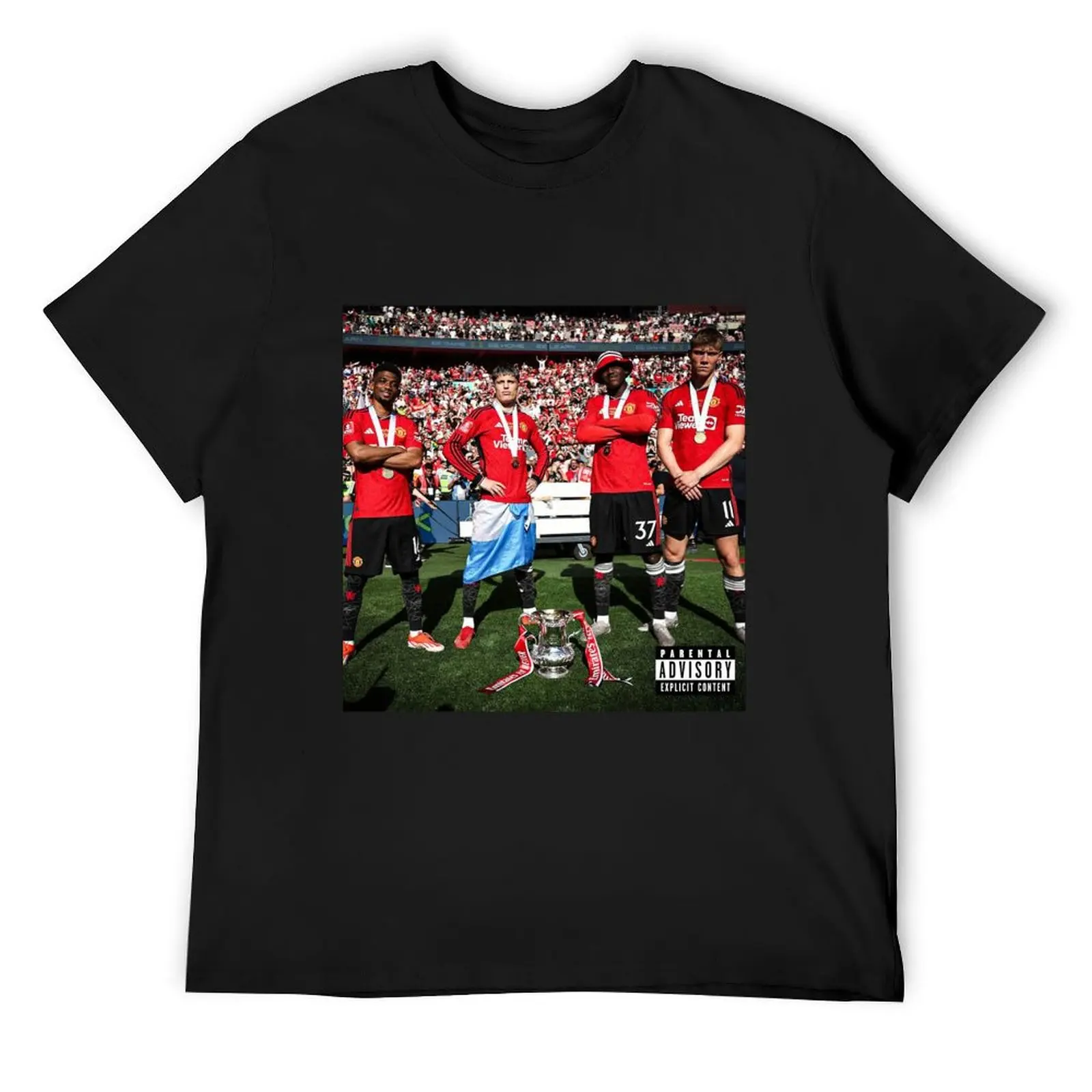 Manchester United Avengers Album Cover T-Shirt