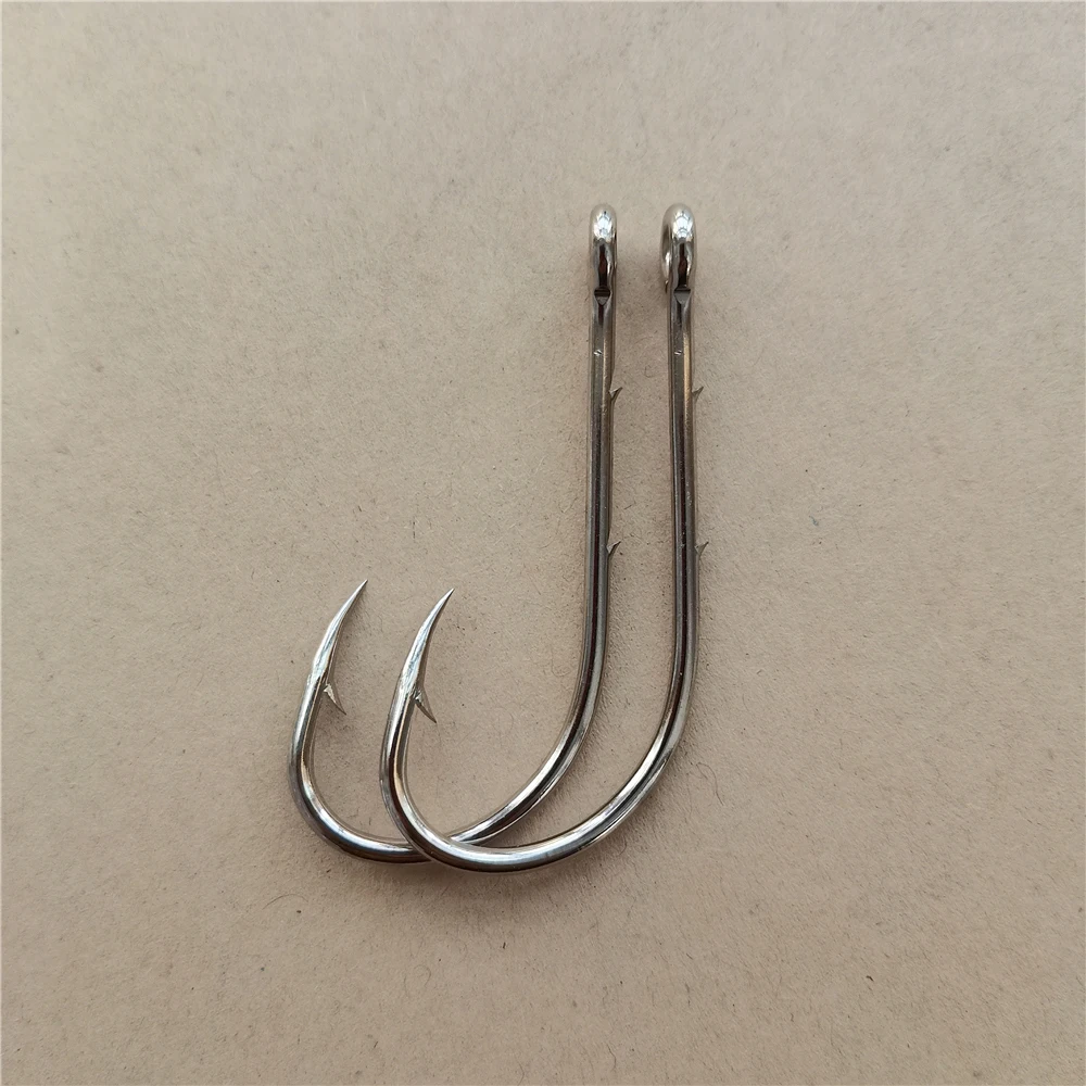 

Hot Sales 1000pcs Baitholderhooks Back Barbed Eyed Crooked mouth Sea Fishing Hooks High Carbon Fishery Fishing Material Pesca