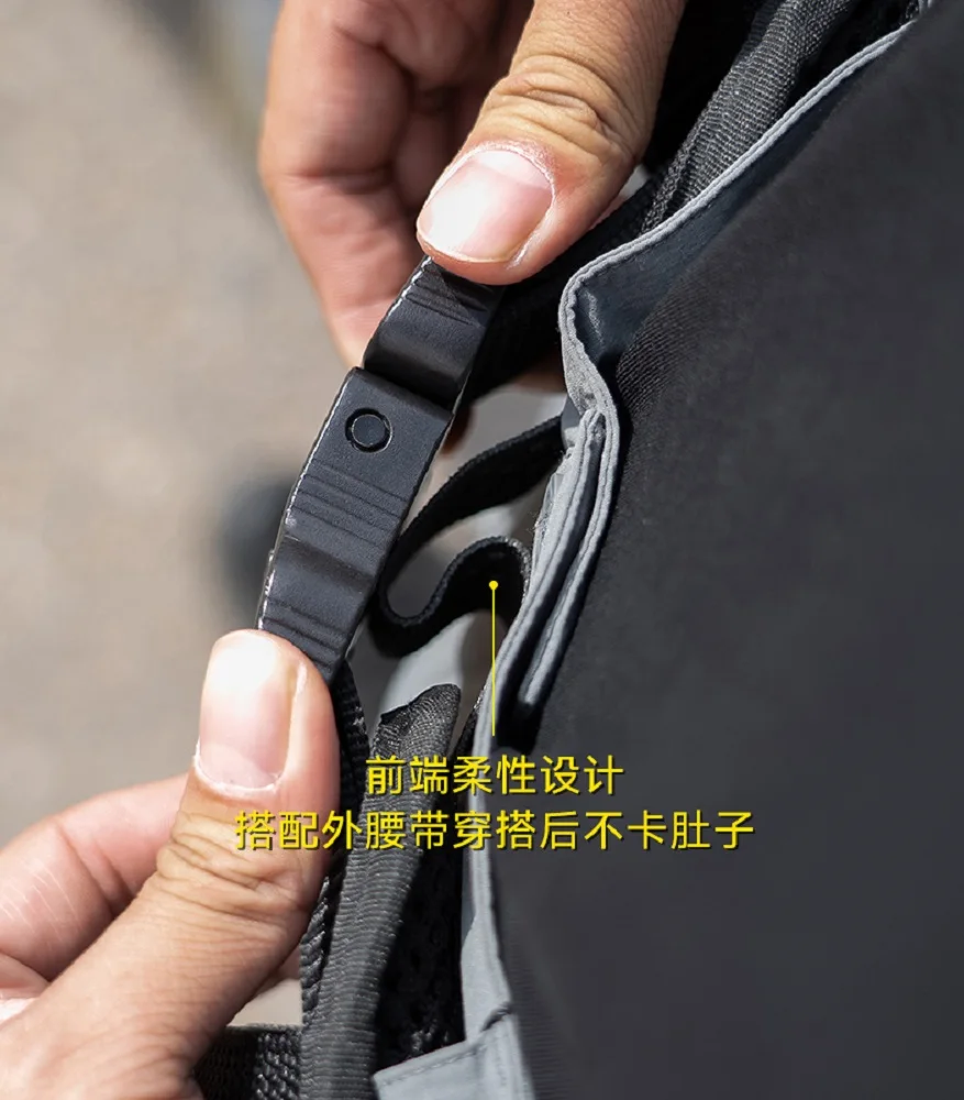 Cinturón táctico interior doble cara MOLLE ajustable sin obstáculos - imagen 5