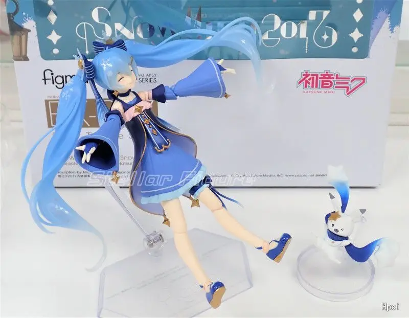 【SF】In Stock Original Max Factory FigmaEX37 Miku Snow Mirai 2017 Figures Collection Animation Gift