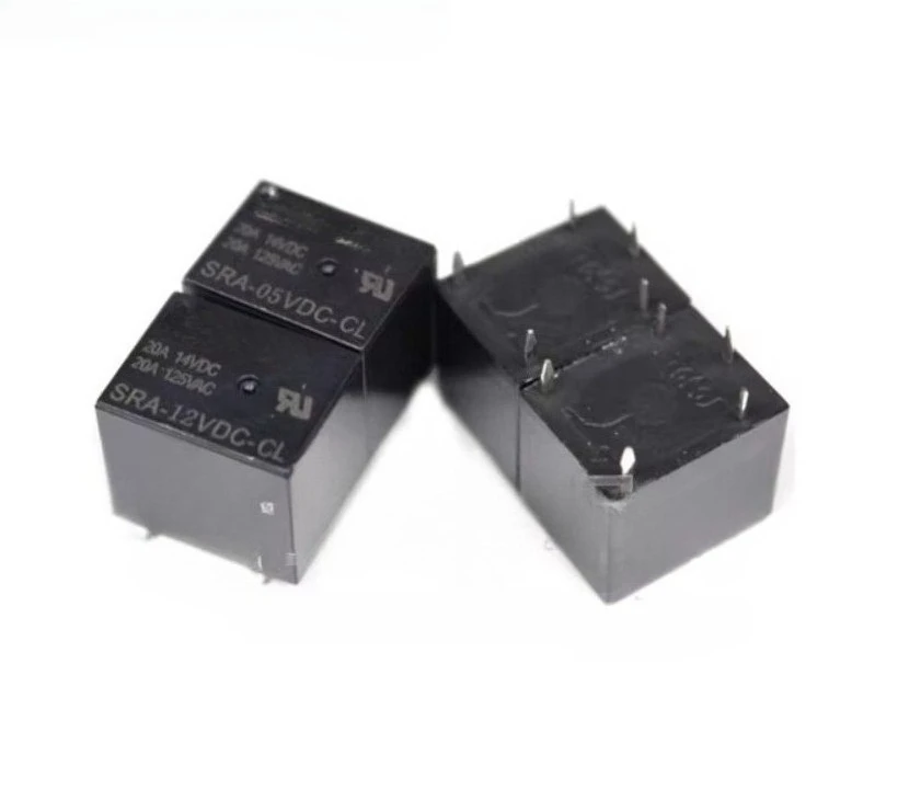 5pcs 4-pin/5-pin|sra- 05v 12v 24vdc-al-cl t74 10a relay