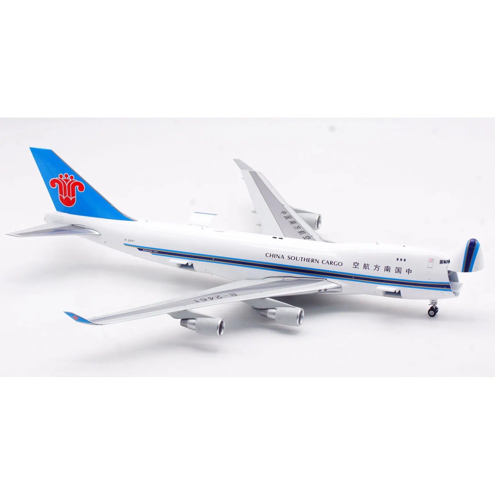 

L2077C Alloy Collectible Plane SQ Wings 1:200 CHINA SOUTHERN CARGO [Open Door] Boeing B747-400F Diecast Aircraft Model B-2461