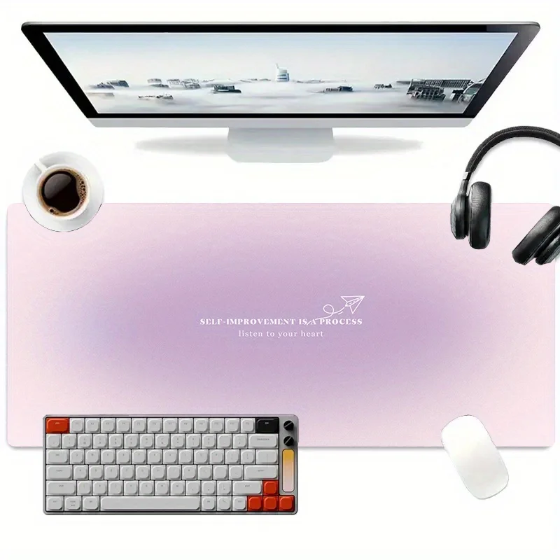 Gradient Letter Large Mouse Pa - Gaming Desk Mat บทวิจารณ์และราคา