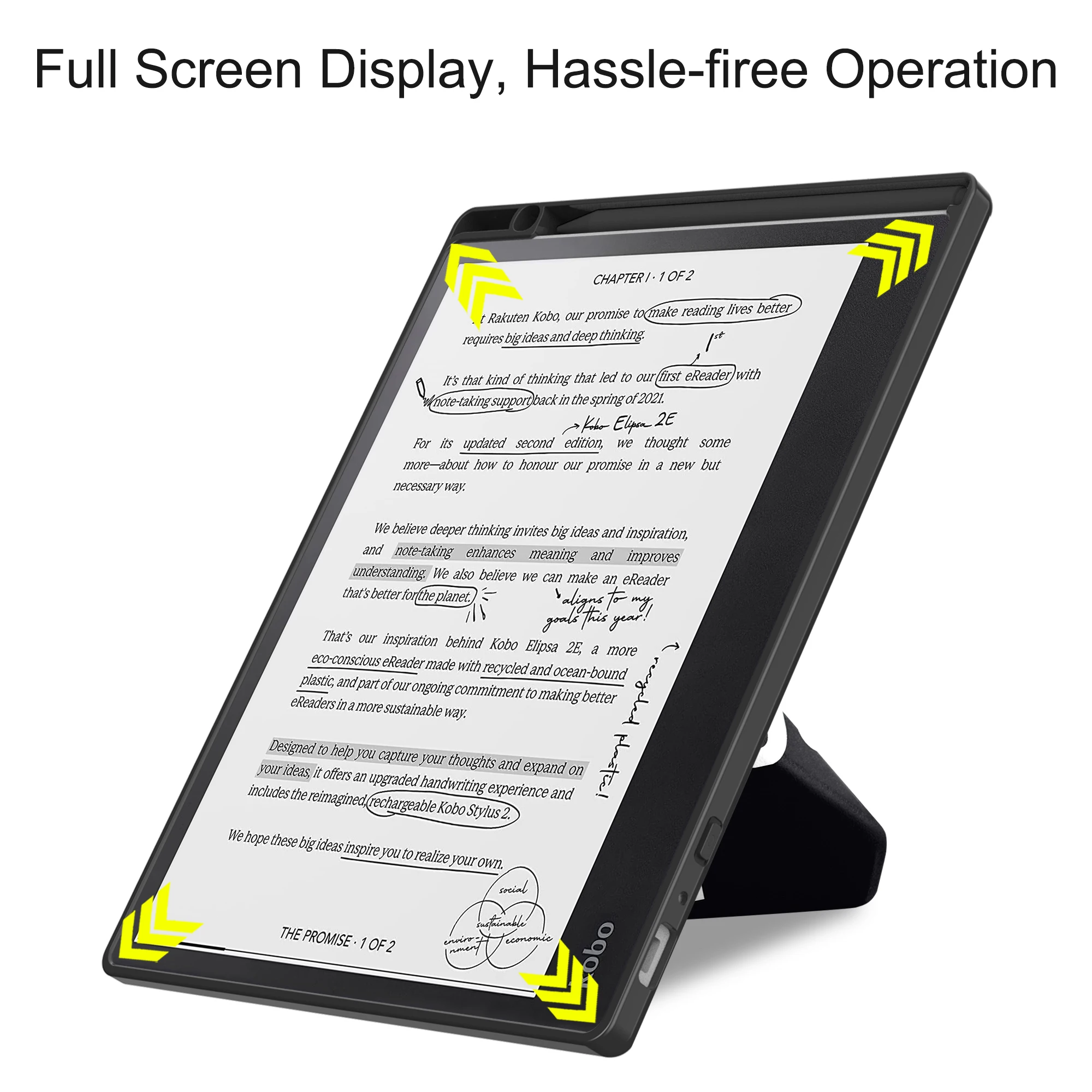 Tablet Case for KOBO Elipsa 2E 2023 Kindle Scribe 2022 kobo Libra Colour Shell Funda Shockproof Case Stylish Fashionable cover