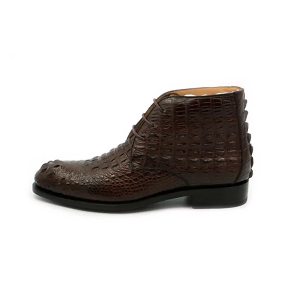 hulangzhishi crocodile men boots   Pure manual male Short male boots