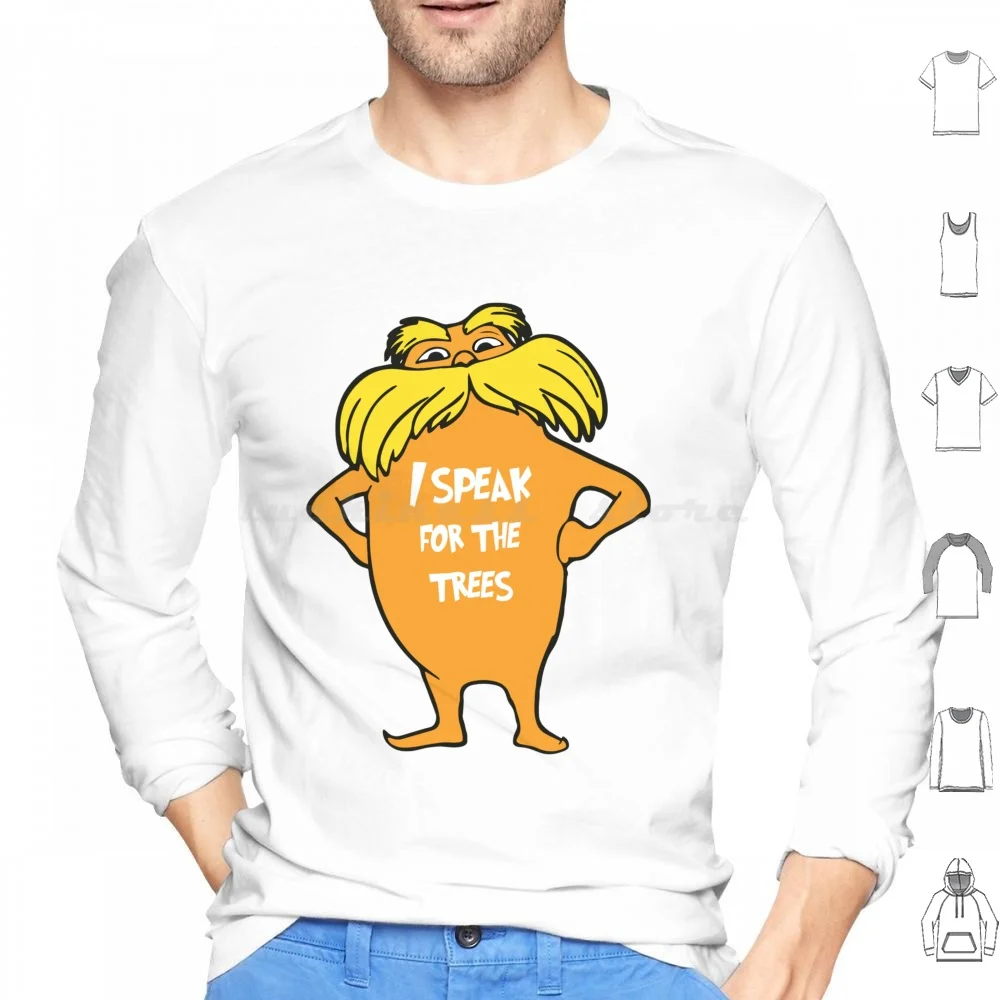 Sudaderas con capucha de Lorax I Speak For The Trees So Cute de manga larga, Lorax I Speak For The Trees So Cute, Lorax, The Lorax para niños