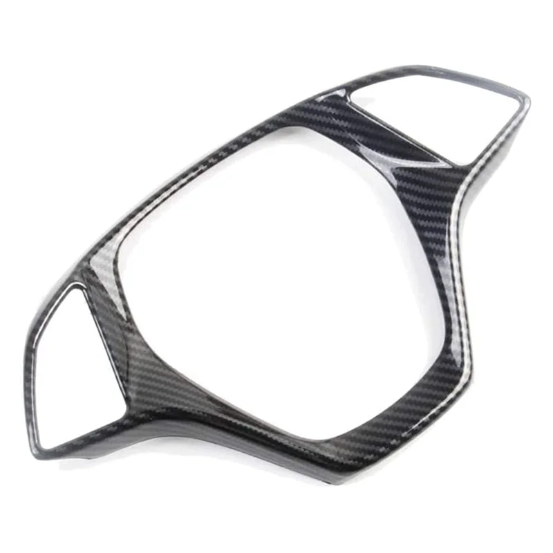 

Rare ABS Carbon Fiber Car Steering Wheel Panel Decoration Cover Trim Moulding Sticker For Corvette C7 2014-2019 Replac