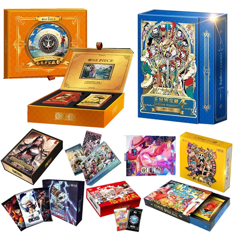 One Piece Endless Treasure 6 Anime Collection Card Booster Box Series Rare SXR SSP Card Toy Children\'s Birthday Gift