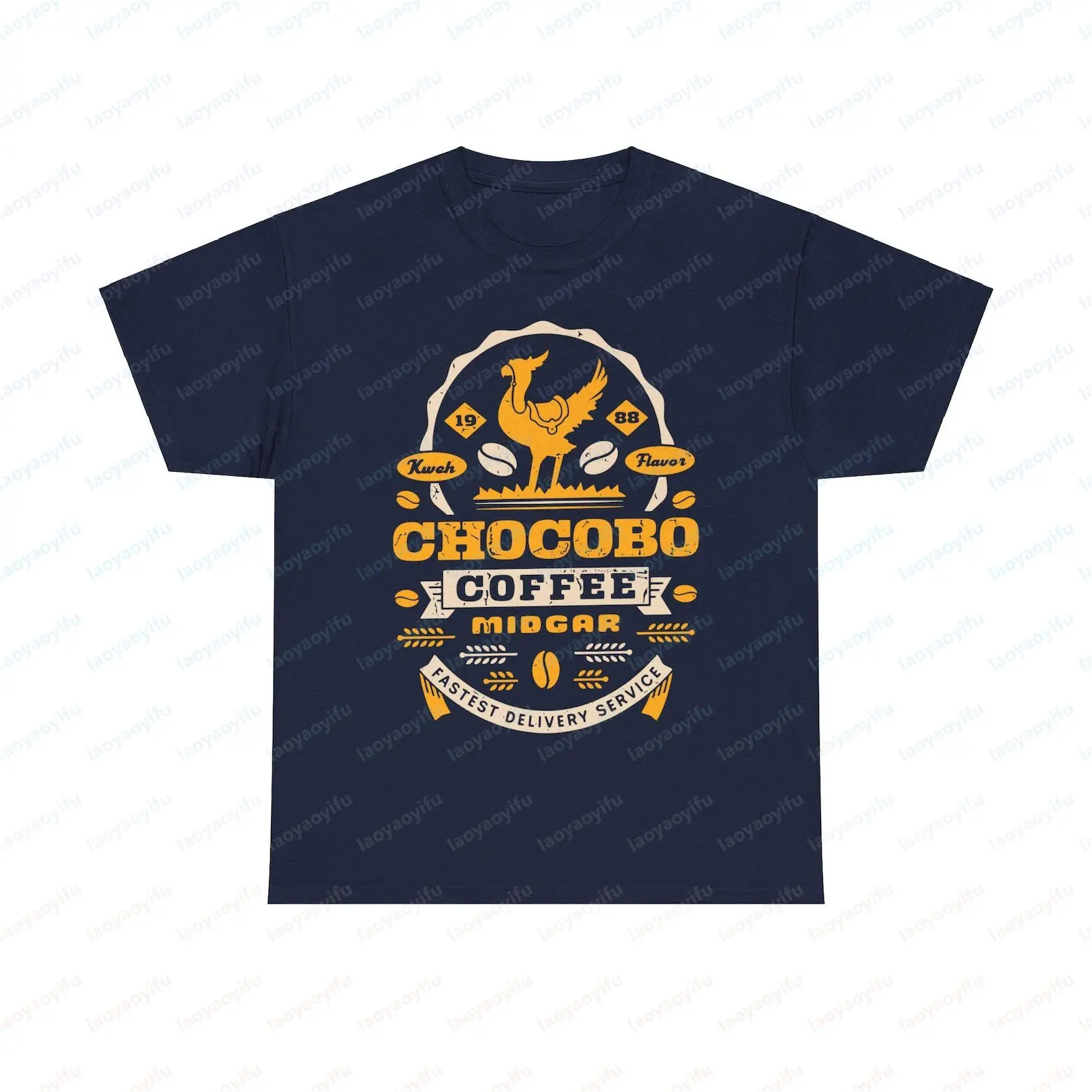 Final Fantasy Video Game Chocobo Graphic Printed T-Shirt Casual Fashion Loose RPG Game Lovers Otaku Tshirt Summer Cotton Tees