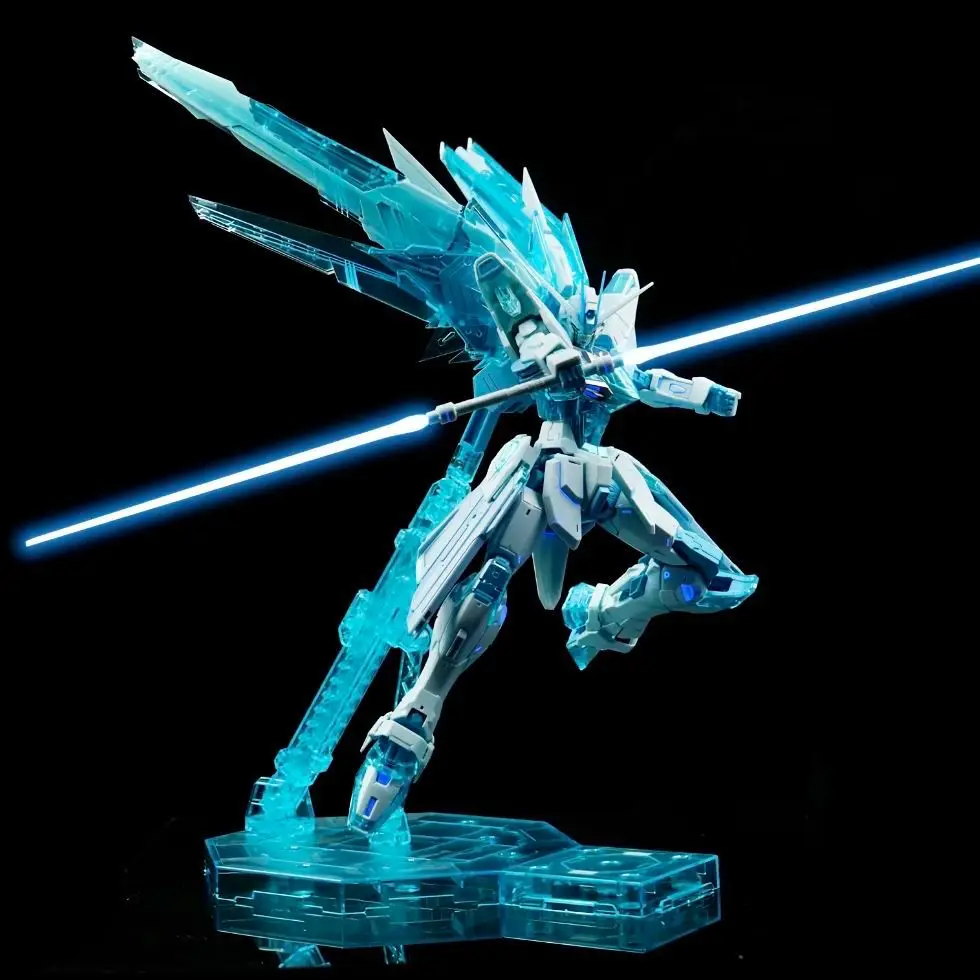 New in stock Product MG 1/100 Freedom 2.0 Transparent Blue Edition Action Model Assembly Model Kit Anime Figure Birthday Gifts