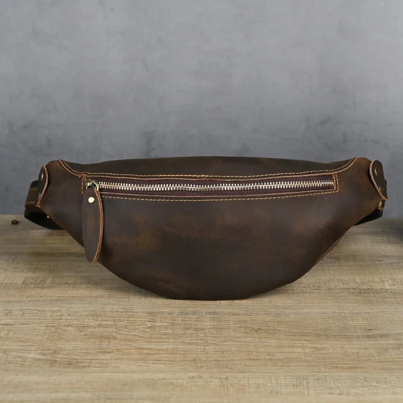 retro-mad-leather-men's-waist-bag-multi-functional-genuine-leather-crossbody-bag-top-layer-cowhide-simple-design