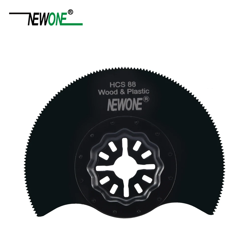 NEWONE Starlock 10mm/20mm/32mm/45mm/65mm HCS Saw Blades Semi-Circle Sanding Pad For Electric Power Oscillating Tools Multi Tool