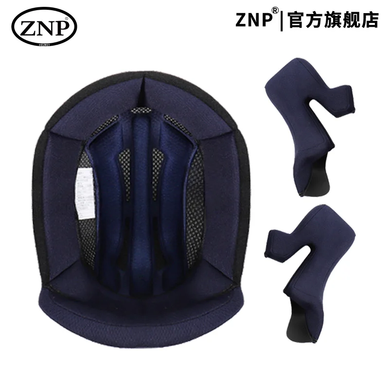 Forro de capacete original ZNP e base de lente Acessórios de substituição de capacete