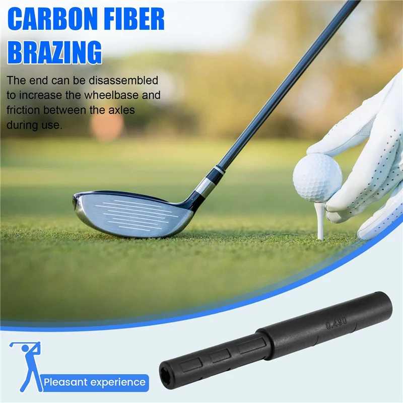 

B93B-10Pcs Golf Club Shaft Extension Stick Extender Rods Golf Shafts Driver Fairway Golf Shaft Extender Extension 0.490