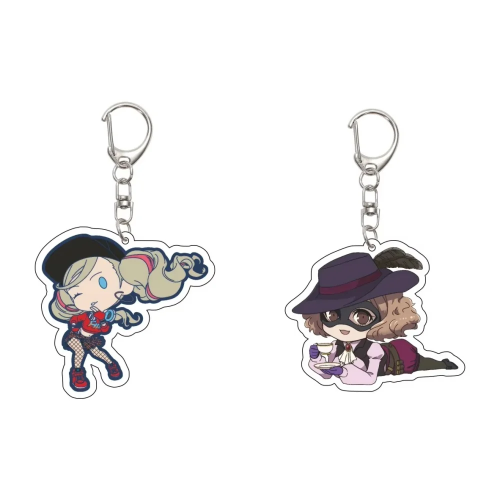 6CM Cute Anime Persona Acrylic Keychain Cosplay Q Version Characters Ornament Accessories Goods Collection Gifts