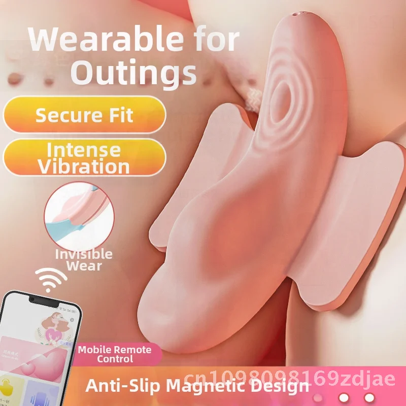 Jixiang جهاز الاستمناء الإناث يمكن ارتداؤها الملابس الداخلية هزاز غير مرئية مع APP التحكم عن بعد الوردي سيليكون ABS لعبة الجنس الكبار #1