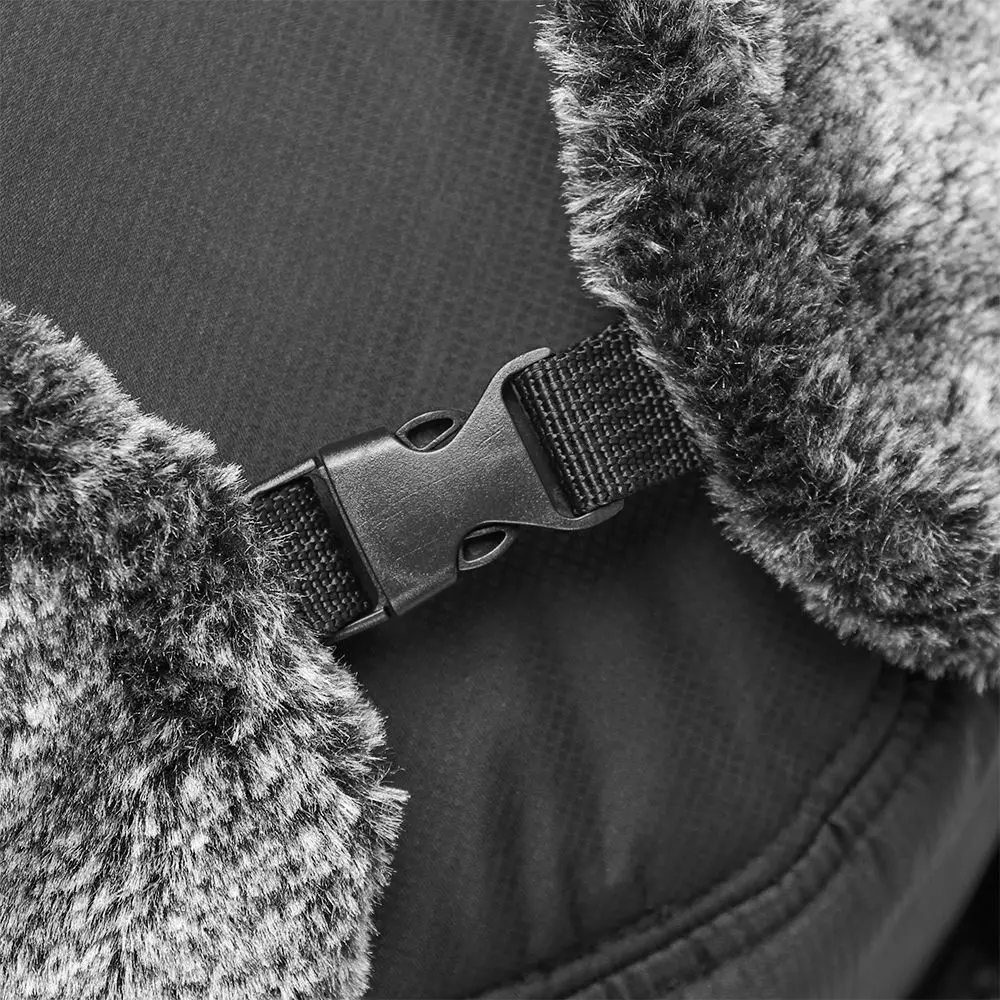 Warm Windproof Winter Men Bomber Hat Winter Ski Mask Cotton Fur Earflap Hat Sports Outdoors Earflaps Caps view 6