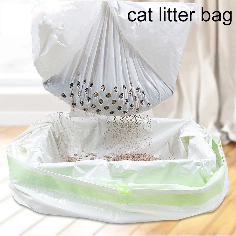 Cat Litter Garbage Bag Garbage Bin Garbage Collector Cat Garbage Bag Disposable Large Cat Garbage Bag Without Shovel Plastic Bag