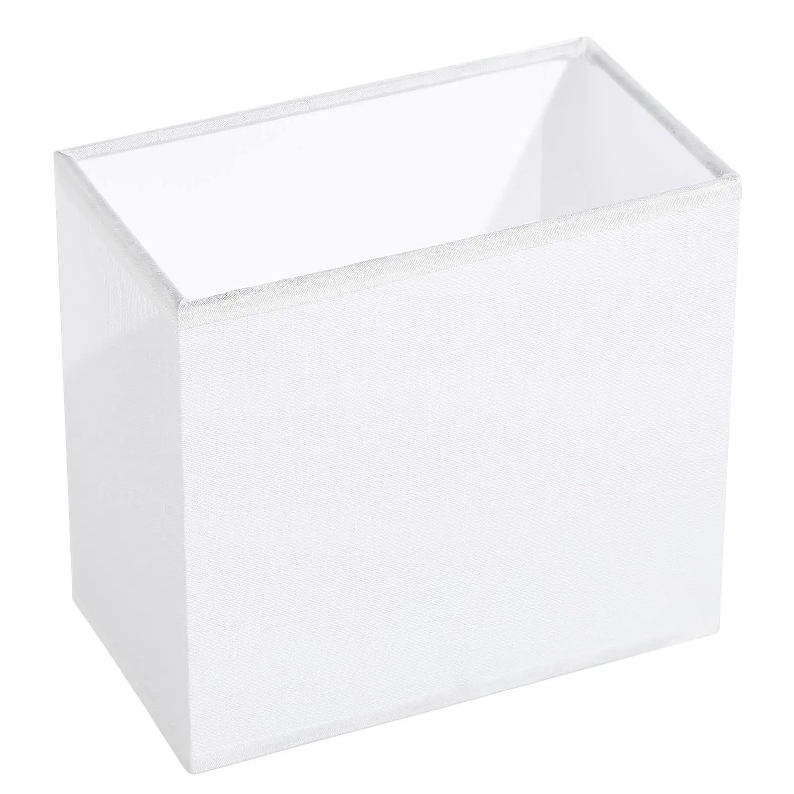 シンプルなスタイルのファブリックランプシェード長方形の形状テーブルベッドサイドデスクランプランプシェードカバーアクセサリーファブリックランプシェード