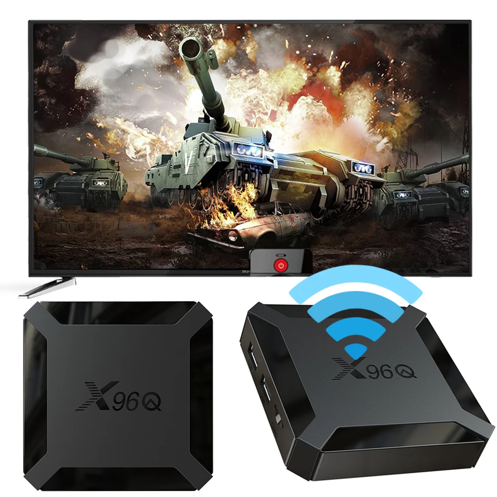 Android 10.0 Smart TV Box Dual WIFI 4K HD Media Player 1GB 8GB /2GB 16GB Set Top Box Allwinner H313 Quad Core