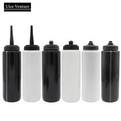 Sports Bottle Hockey Water Bottle 1000ML BPA Free Ice Hockey Equipment For Football Lacrosse Sports Gear Ice Hockey Bottle