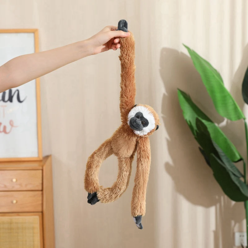 50/70CM Schöne Lange Arm Affe Suspension Plüsch Spielzeug Kreative Simulation Ausgesetzt Faultier Orang-utan Lemur Plushie Kissen puppe – Detail 2