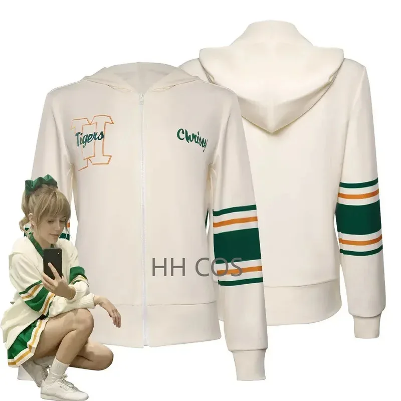 New s8s9 Adult Kids Children Stranger Cos Things Chrissy Cosplay Costume Hawkins High School Uniform Jacket Coat Hallowe ❤2025 ☆
