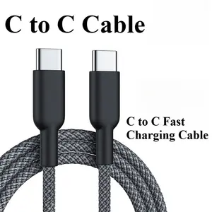 Bilashmart C To C Cable Typec Fast Charging Charging Mobile Phone Data Cable PD60W Suitable Apple IPhone Samsung OPPO Xiaomi Redmi Ipad