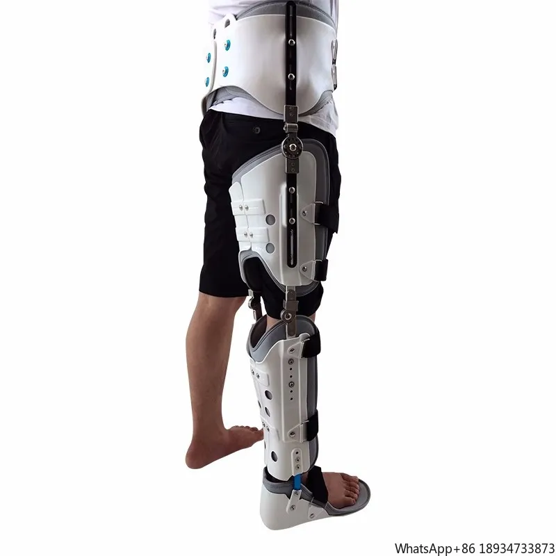 

Brace paraplegia Chest, waist, hip, knee, ankle and foot orthoses Double lower limb weakness assisted standing