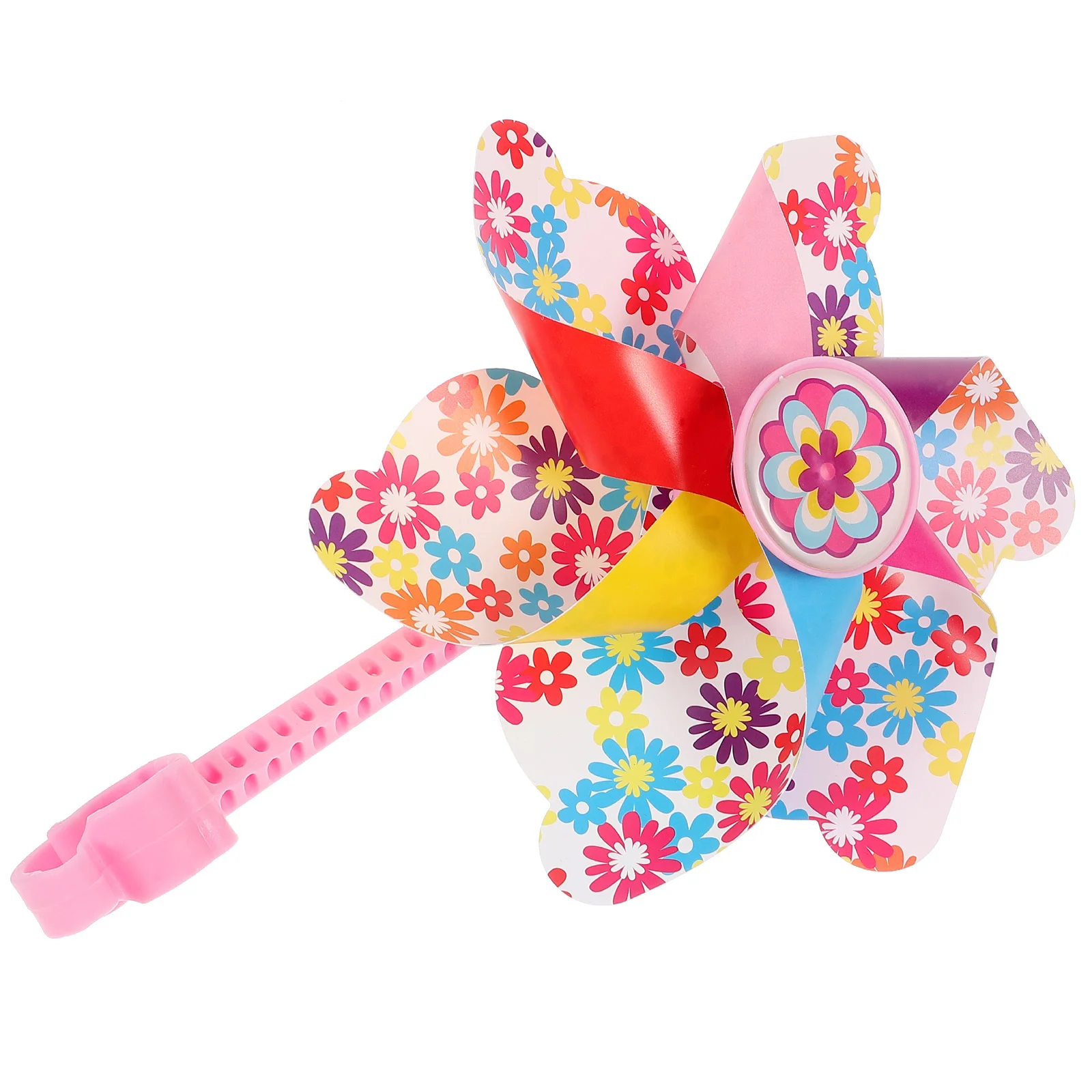 1 قطعة دولاب الهواء للأطفال المقود 22.2 مللي متر زهرة طاحونة تصميم سكوتر الديكور ركوب الدولاب ملحق هدية