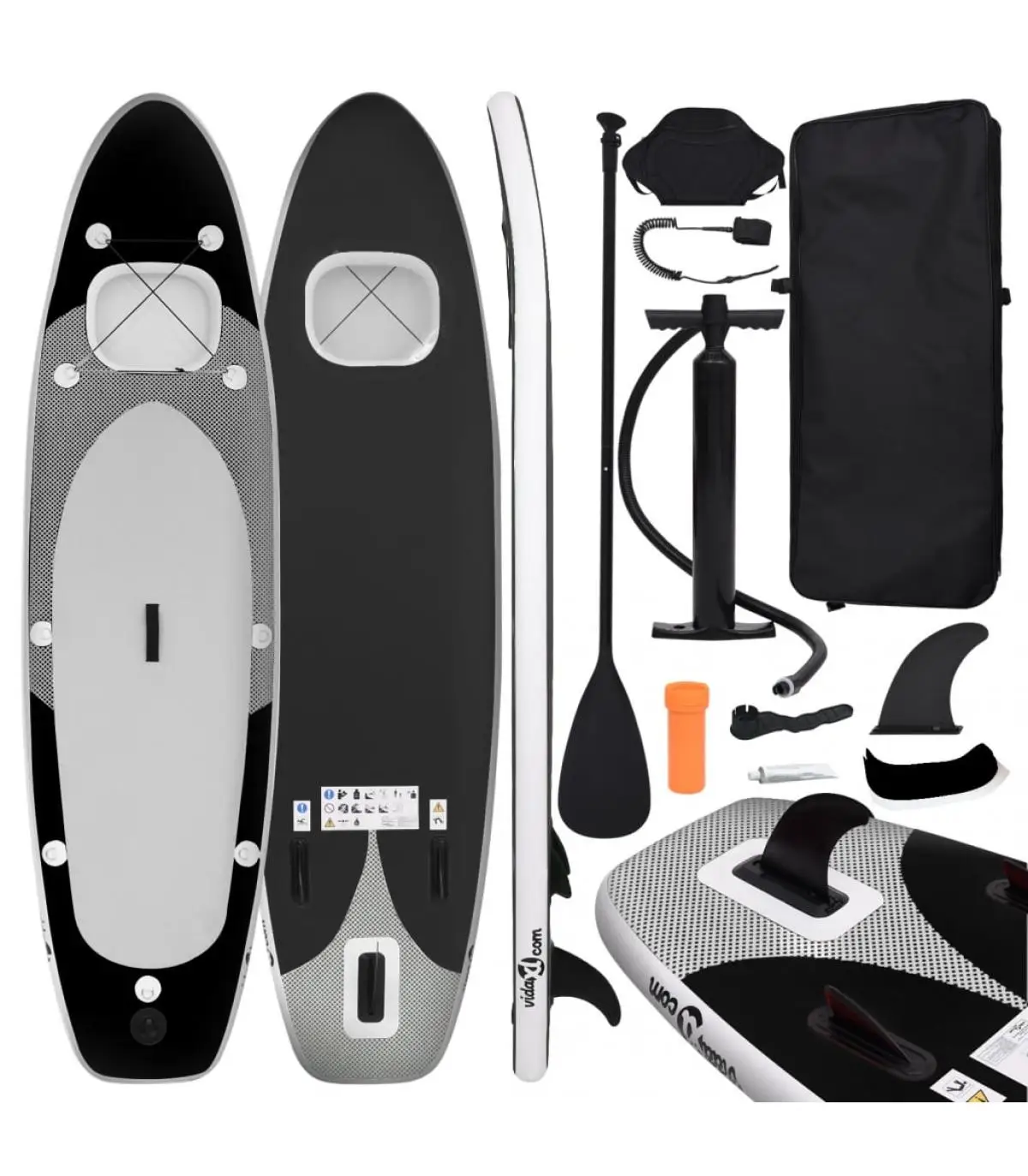 360x81x10 cm black inflatable Paddleboards paddle board Set